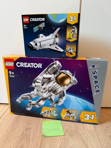 Lego 31152 + 31134 - Ruimtevaarder + Space Shuttle - NIEUW beschikbaar voor biedingen