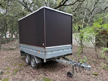 remorque 750kg double essieu Brenderûp 3250T, Enlèvement, Utilisé