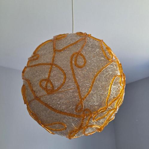 Spaghetti swag retrolamp, Huis en Inrichting, Lampen | Hanglampen, Gebruikt, Minder dan 50 cm, Kunststof, Ophalen