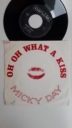 7" Micky Day, Oh What A Kiss/My Love, Belgische persing 1966, Cd's en Dvd's, Vinyl | Pop, Overige formaten, 1960 tot 1980, Gebruikt