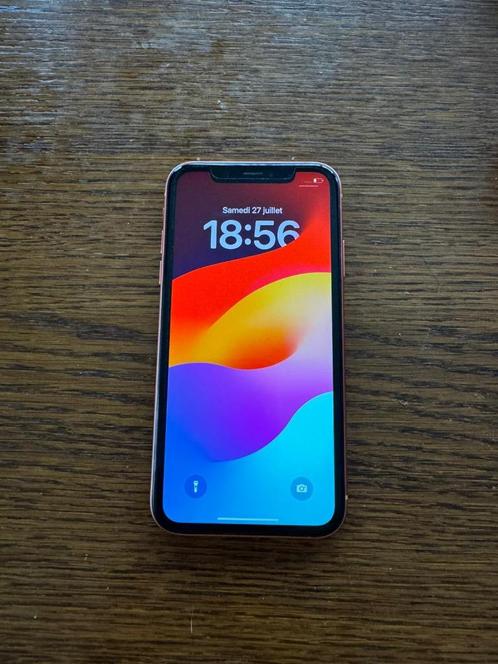 iPhone XR 128GB Corail, Télécoms, Téléphonie mobile | Apple iPhone, Comme neuf, 128 GB, Sans abonnement, Sans simlock, iPhone XR