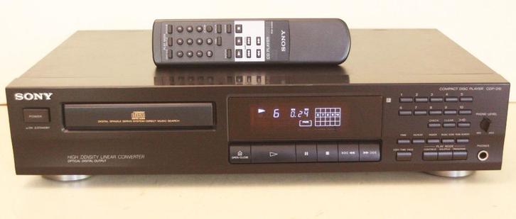 Sony CDP-315 CD-Speler / Afstandsbediening / Shuffle Functie, Audio, Tv en Foto, Cd-spelers, Zo goed als nieuw, Sony, Ophalen of Verzenden