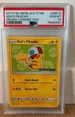 Ash‘s Pikachu 2017 Promo I choose you! PSA10, Ophalen of Verzenden, Zo goed als nieuw