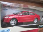 Welly Peugeot 407 Coupe rotm. 1:18, Comme neuf, Welly, Voiture, Enlèvement ou Envoi