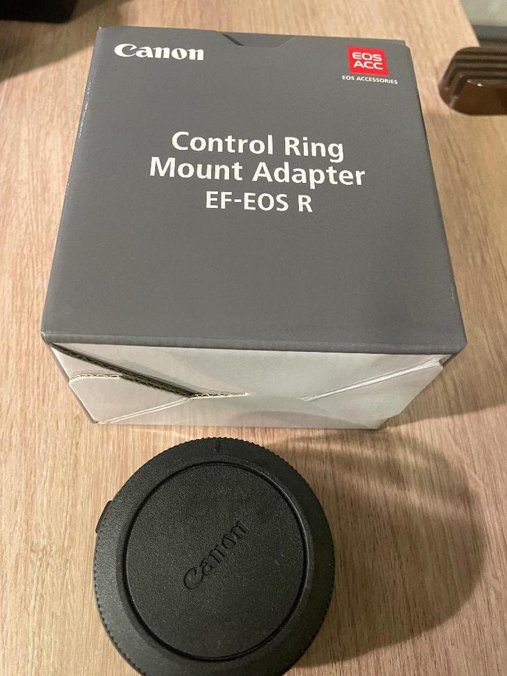 canon adapter EF- EOS RF met ring, TV, Hi-fi & Vidéo, Appareils photo numériques, Comme neuf, Reflex miroir, Canon, Enlèvement ou Envoi