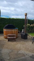 4-5 persoon houtgestookte hottub 180cm, Tuin en Terras, Ophalen, Zo goed als nieuw