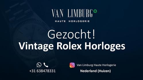 GEZOCHT / Vintage Rolex Horloges, Bijoux, Sacs & Beauté, Montres | Hommes, Utilisé, Montre-bracelet, Rolex, Autres matériaux, Autres matériaux