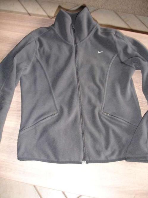 Donkergrijze trui met rits van Nike maat M / 38, Kleding | Dames, Truien en Vesten, Gedragen, Maat 38/40 (M), Grijs, Ophalen of Verzenden