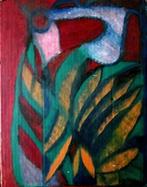 Huile Willy Zuber Winterthur Suisse abstraction 1967 signée, Antiek en Kunst, Kunst | Schilderijen | Modern, Ophalen of Verzenden