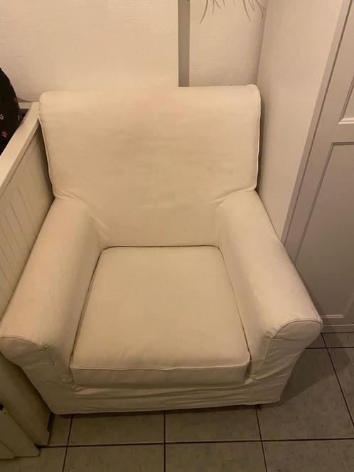 ikea fauteuil wit sofa (eenpersoons) grönlid zie foto’s, Maison & Meubles, Canapés | Sofas & Chaises Longues, Neuf, Une personne