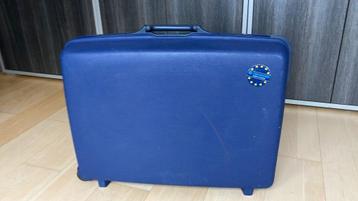 Samsonite harde reiskoffer met 2 wielen, blauw