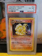 PSA 6 SHADOWLESS Ninetales Base Holo 1999 Pokémon, Hobby en Vrije tijd, Verzamelkaartspellen | Pokémon, Ophalen of Verzenden, Zo goed als nieuw