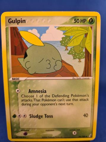 Gulpin 33/100 - Crystal Guardians beschikbaar voor biedingen