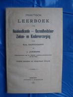 1921 : Leerboek Huishoudkunde/Gezondheidsleer/Zieken en Kind, Boeken, Ophalen of Verzenden, Gelezen