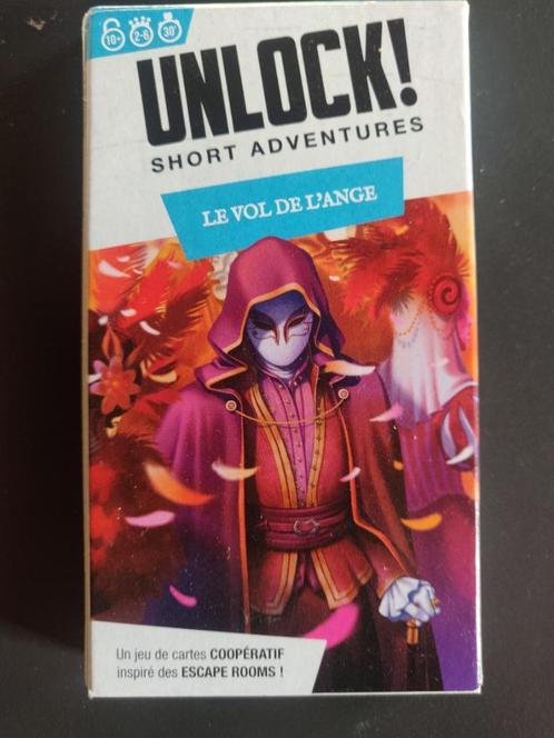Jeu: Unlock ! Short Adventures : Le Vol de L'Ange, Hobby en Vrije tijd, Gezelschapsspellen | Kaartspellen, Zo goed als nieuw, Een of twee spelers
