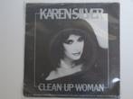 Karen Silver ‎ Clean Up Woman vinyl 7" 1982, Pop, Gebruikt, Ophalen of Verzenden, 7 inch