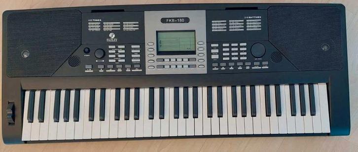 Keybord als nieuw, Musique & Instruments, Claviers, Comme neuf, 61 touches, Autres marques, Sensitif, Avec pied, Connexion MIDI