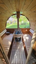 2M Barrel Sauna Gratis Levering en Plaatsing, Sport en Fitness, Sauna, Ophalen of Verzenden, Nieuw