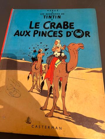 tintin le crabe aux pinces d'or 1947, stripboek, 1947, boek, Envoi, Comme neuf
