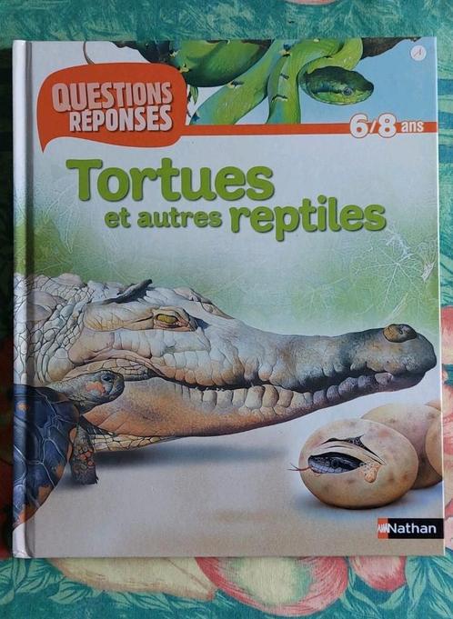 Livre tortues et autres reptiles, questions réponses, 6/8 an, Boeken, Kinderboeken | Jeugd | 10 tot 12 jaar, Zo goed als nieuw