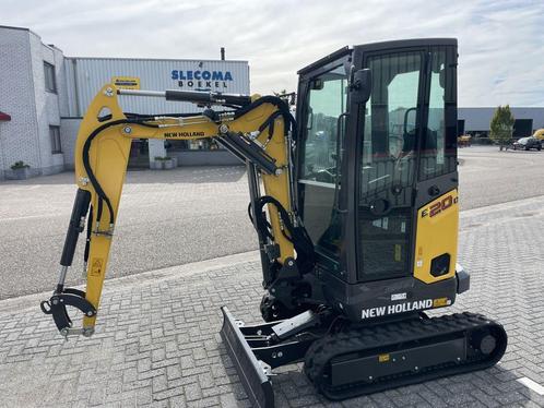 New Holland E20D Minigraver 3 Delige Giek stage V, Articles professionnels, Machines & Construction | Grues & Excavatrices, Excavatrice