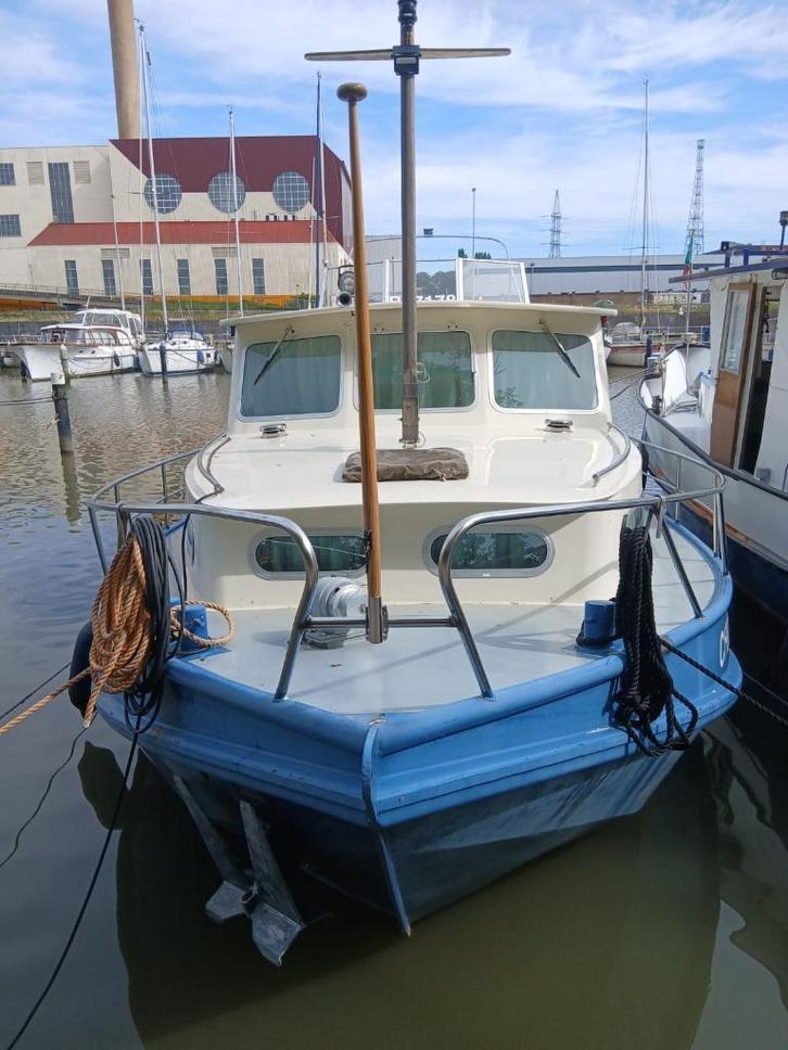 Bateau de plaisance, Sports nautiques & Bateaux, Bateaux à moteur & Yachts à moteur, Utilisé, Acier, 9 à 12 mètres, Diesel, Moteur in-bord