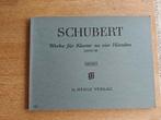 Piano partituren Schubert, Muziek en Instrumenten, Bladmuziek, Ophalen, Zo goed als nieuw, Piano