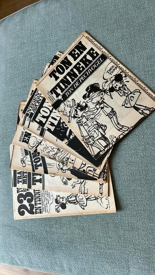 Franquin Ton en Tinneke 1974 reeks Pep weekblad, Verzamelen, Stripfiguren, Zo goed als nieuw, Ophalen of Verzenden