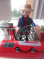 Playmobil rubberboot met stropers, Kinderen en Baby's, Ophalen of Verzenden