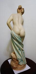 Erotiek beeld sculptuur badende dame marmer H 40😍😎🤗🎁👌, Ophalen of Verzenden