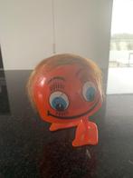 Vintage retro jaren 70 oranje pop metalen springveer, Antiek en Kunst, Ophalen of Verzenden