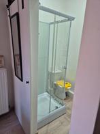 Cabine de douche d’angle 79x79 cm avec parois vitrées, Huis en Inrichting, Ophalen, Gebruikt