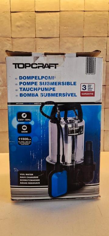 Topcraft dompelpomp voor vuil water - nooit gebruikt  beschikbaar voor biedingen