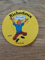 TINTIN RARE sticker Richedoux 1975, Boeken, Ophalen of Verzenden
