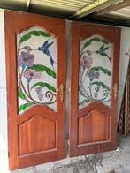 Deuren met glas-in-lood, Ophalen