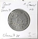 Vooruit Gent-token: 1 frank Deeljeton 1880, Ophalen of Verzenden, Overige materialen