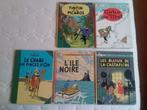 Set van 5 oude albums van TINTIN, Meerdere stripboeken, Ophalen of Verzenden, Gelezen, HERGE