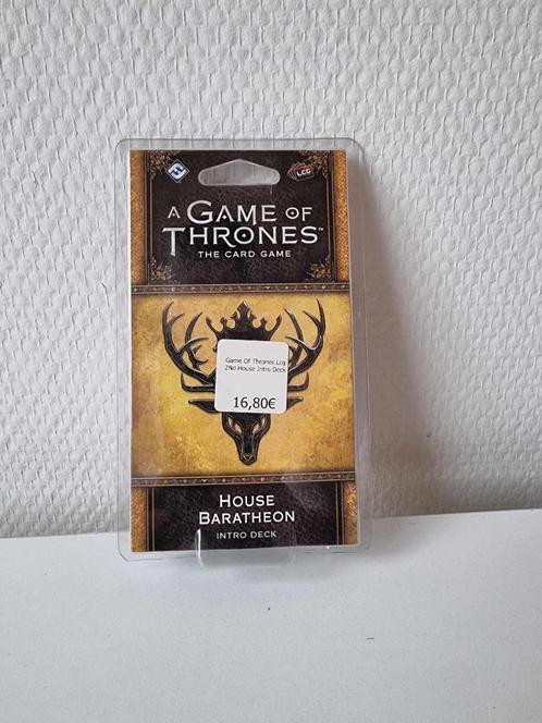 intro deck: House Baratheon, Hobby & Loisirs créatifs, Jeux de société | Jeux de cartes, Neuf, Enlèvement ou Envoi