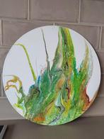 Acryl pouring op LP 30 cm, Antiek en Kunst, Ophalen of Verzenden