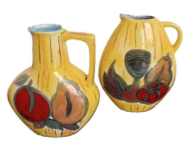 Ensemble de carafes en céramique vintage des années 1970., Antiquités & Art, Antiquités | Céramique & Poterie, Enlèvement ou Envoi