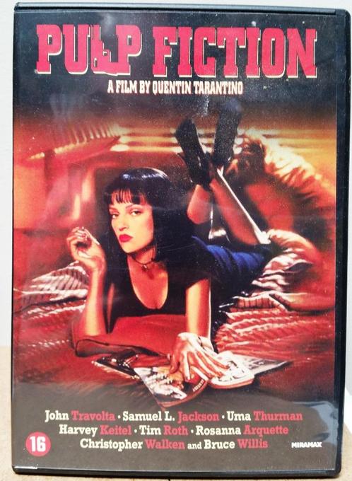 Pulp Ficiton (1994) John Travolta – Uma Thurman, CD & DVD, DVD | Thrillers & Policiers, Comme neuf, Mafia et Policiers, À partir de 12 ans