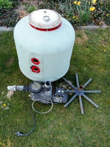 zandfilter met werk aan  beschikbaar voor biedingen