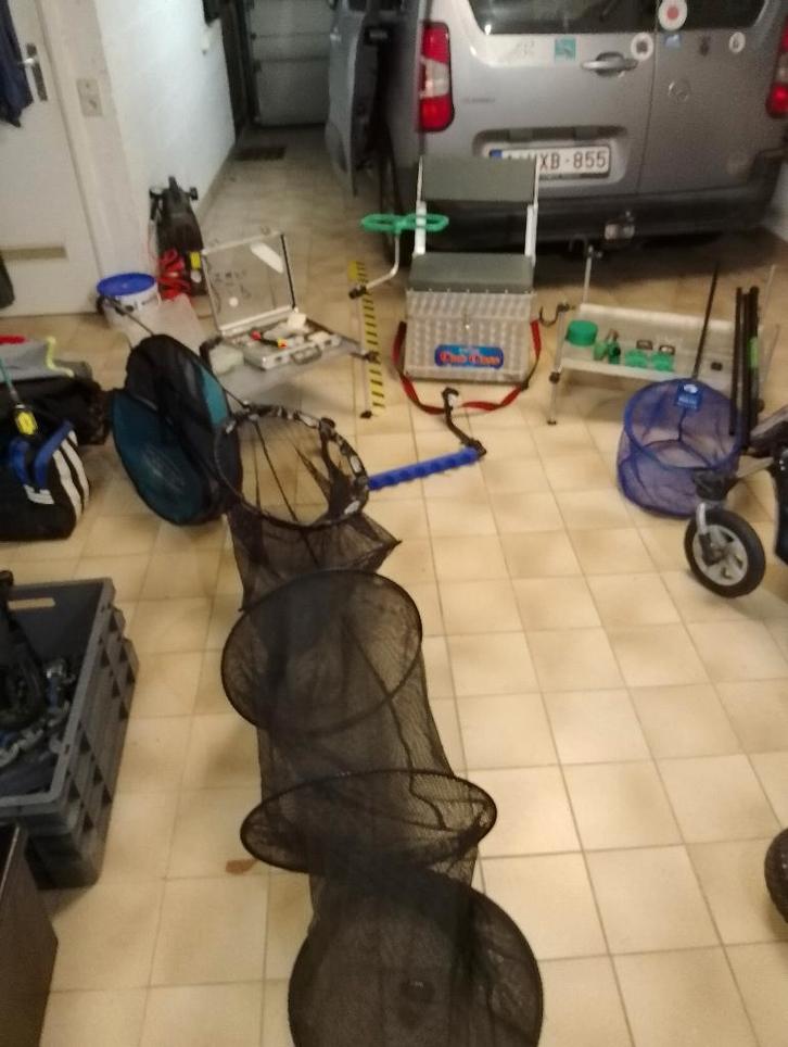 Vismateriaal allerhande. Prijzen  zijn bespreekbaar., Watersport en Boten, Hengelsport | Algemeen, Gebruikt, Overige typen, Ophalen