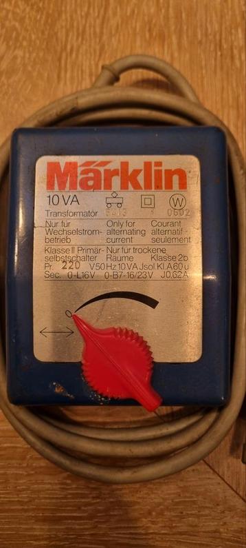 Marklin-transformator voor elektrische treinen  beschikbaar voor biedingen