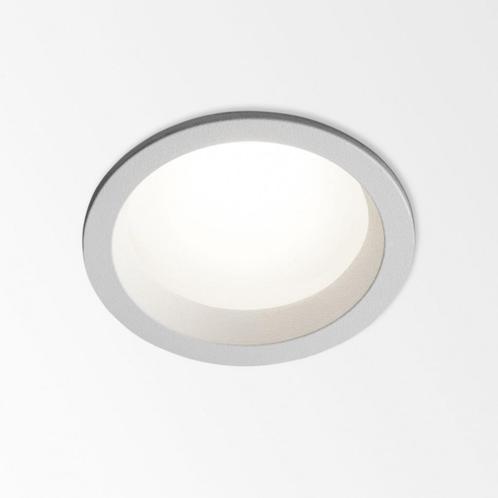 LED inbouwspots wit rond, 8 stuks beschikbaar, Huis en Inrichting, Lampen | Spots, Gebruikt, Plafondspot of Wandspot, Metaal of Aluminium
