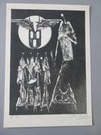 grafiek litho EA gesigneerd Remy Cornelissen Turnhout Antw., Antiek en Kunst, Verzenden