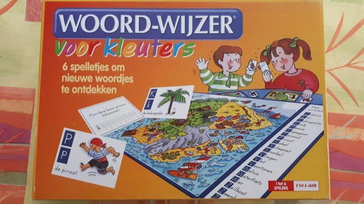 Gezelschapsspel Woord-wijzer voor kleuters, Hobby en Vrije tijd, Gezelschapsspellen | Bordspellen, Nieuw, Vijf spelers of meer