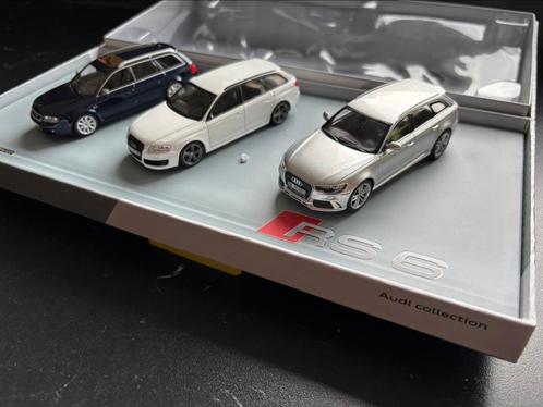 Audi RS6 3-modellen 1/43 genummerde seriedoos, Hobby en Vrije tijd, Modelauto's | 1:43, Gebruikt, Ophalen of Verzenden