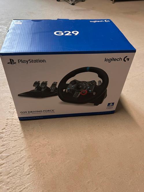 Logitech G29 Driving Force, Games en Spelcomputers, Spelcomputers | Sony Consoles | Accessoires, Zo goed als nieuw, PlayStation 3