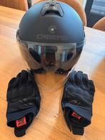 Motorhelm Caberg en handschoenen, Fietsen en Brommers, Ophalen, Zo goed als nieuw